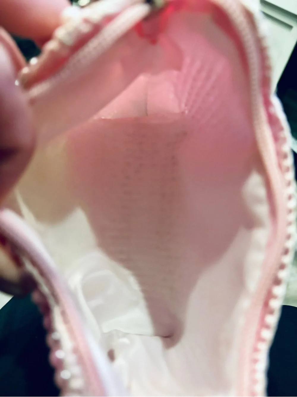 Girls Light Pink Unicorn Purse with Florida Beading